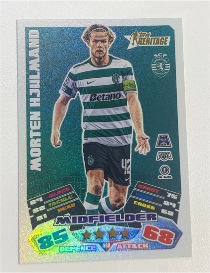 2024 Topps Heritage #unknown Morten Hjulmand — front