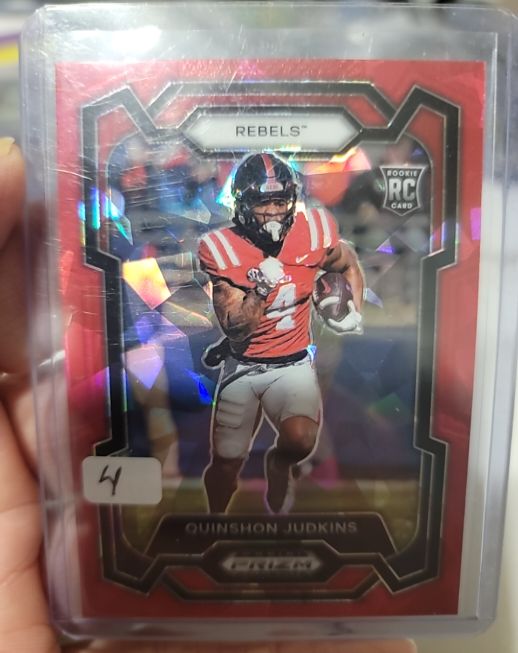 2024 Panini Prizm Draft Picks Quinshon Judkins Rookie Card — front