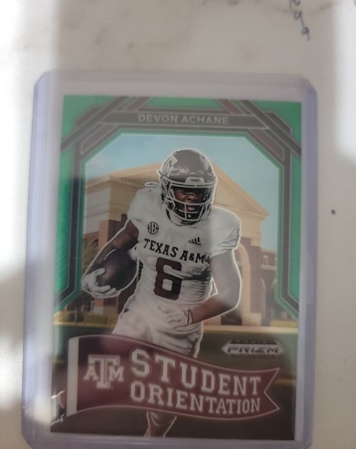2023 Panini Prizm Draft Picks #SO-13 Devon Achane Student Orientation — front