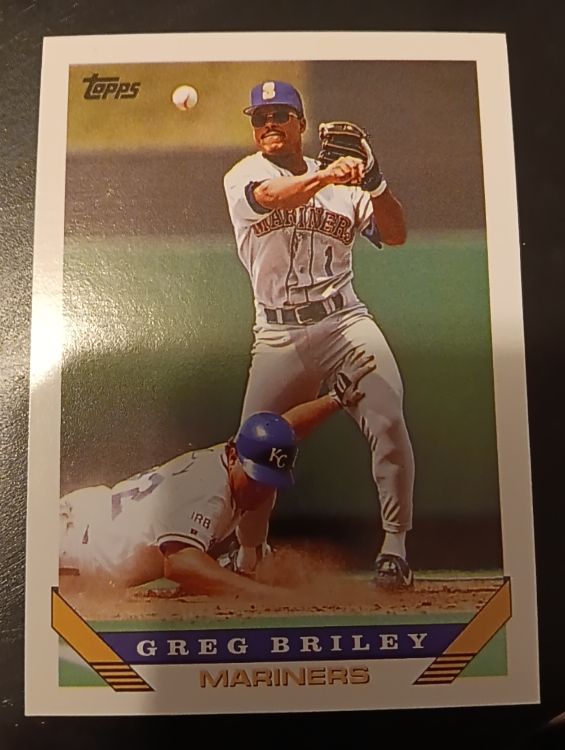 1993 Topps #14 Greg Briley — front