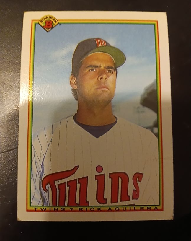 1990 Bowman #405 Rick Aguilera — front