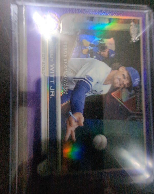 2022 Topps Chrome Update #US187 Bobby Witt Jr. — front