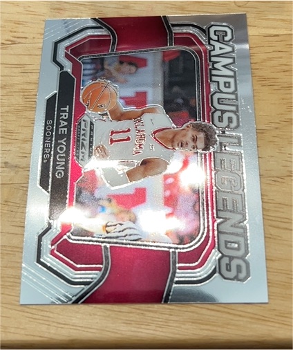 2024 Panini Prizm Draft Picks Campus Legends #7 Trae Young — front