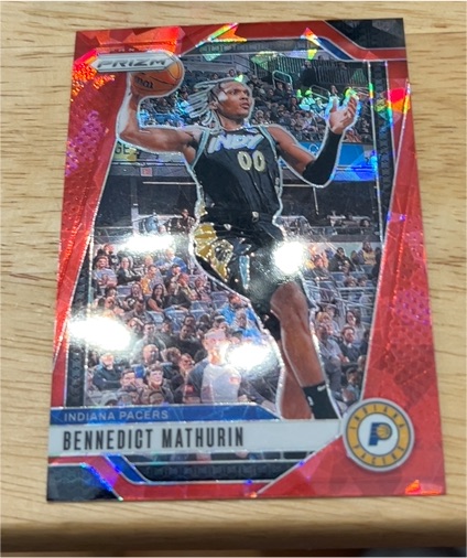 2024-25 Panini Prizm #40 Bennedict Mathurin — front