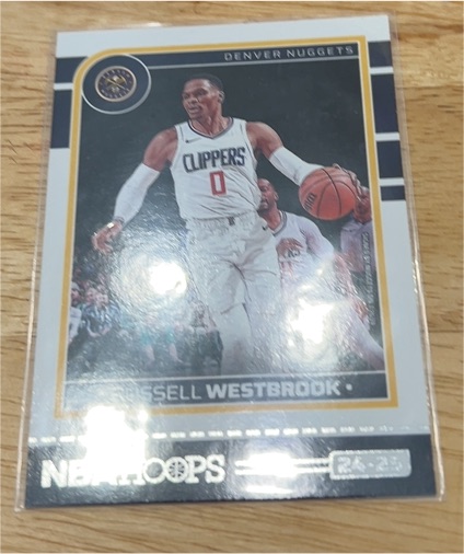 2024-25 Panini NBA Hoops #114 Russell Westbrook Denver Nuggets — front
