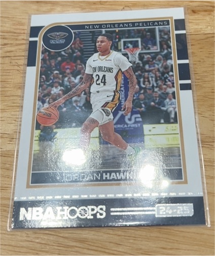 2024-25 Panini NBA Hoops #109 Jordan Hawkins — front