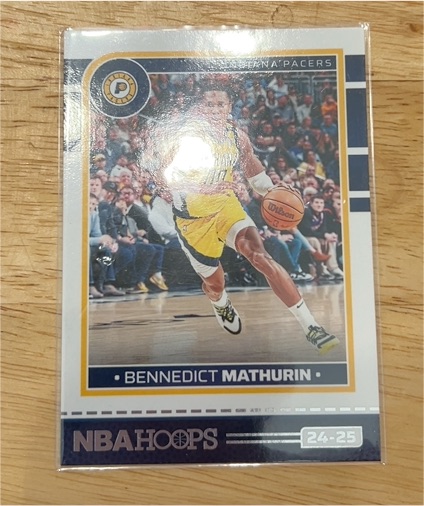 2024-25 Panini NBA Hoops #56 Bennedict Mathurin — front