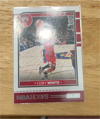2024-25 Panini NBA Hoops #24-25 Coby White — front