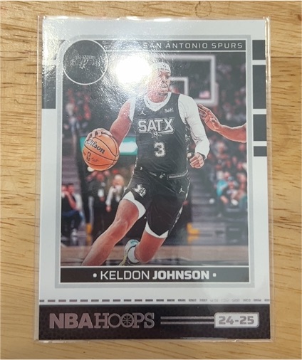 2024-25 Panini NBA Hoops #140 Keldon Johnson — front
