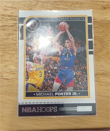 2024-25 Panini NBA Hoops #187 Michael Porter Jr. — front