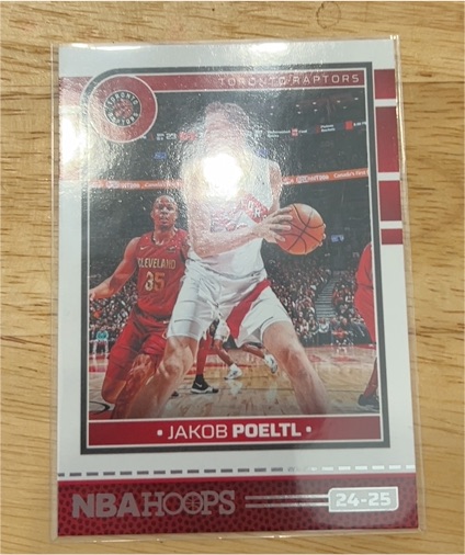 2024-25 Panini NBA Hoops #185 Jakob Poeltl — front