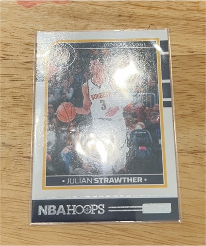 2024-25 Panini NBA Hoops #2024-25 Julian Strawther — front