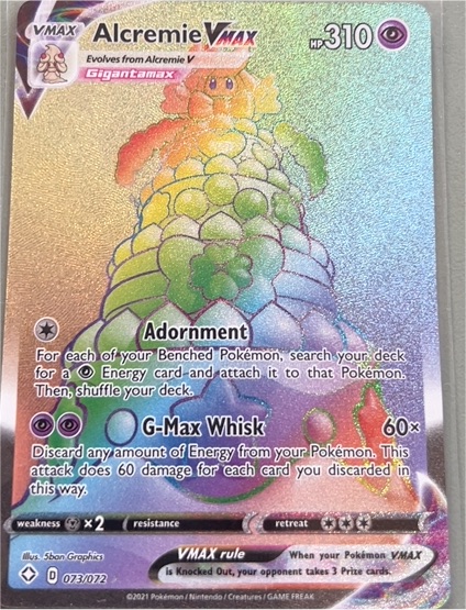 2021 Pokémon Shining Fates #073/072 Alcremie VMAX — front