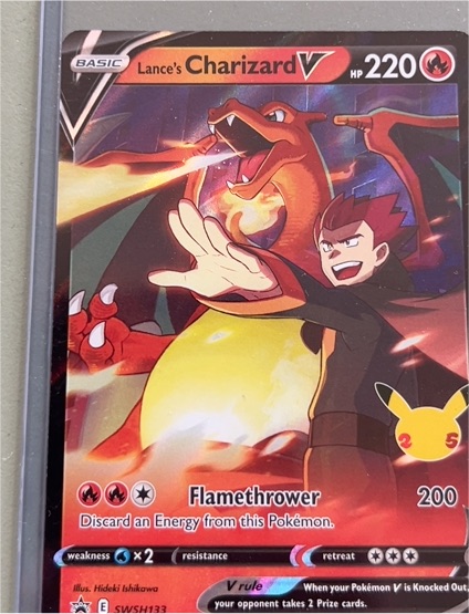 2021 Pokémon SWSH133 Lance's Charizard V — front