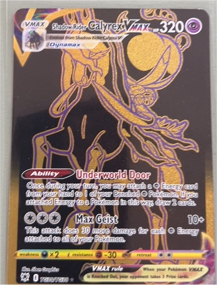 2022 Pokémon TCG Astral Radiance #TG30 Shadow Rider Calyrex VMAX — front