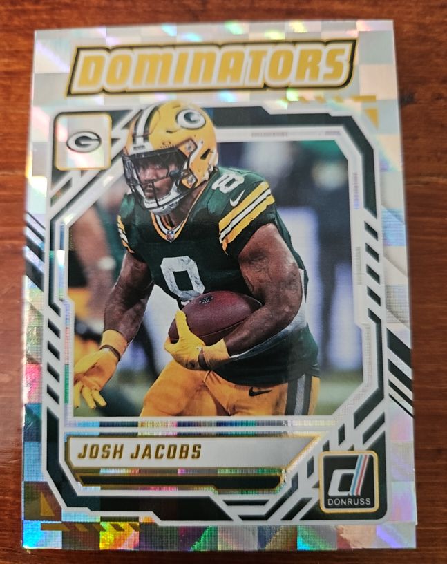 2025 Panini Donruss Dominators #DOM-JJS Josh Jacobs — front