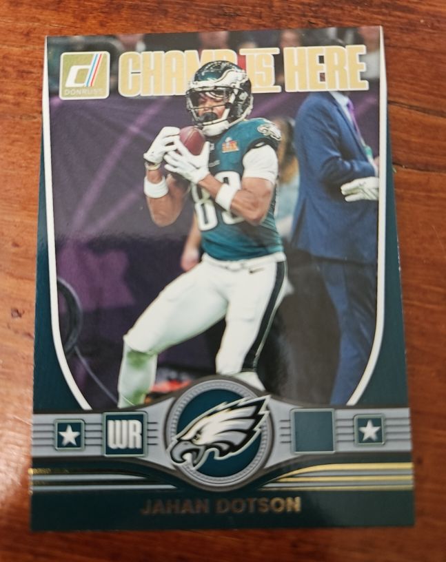 2025 Donruss Champ Is Here #CIH-JDN Jahan Dotson — front