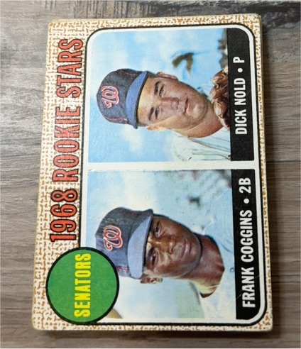 1968 Topps #96 Senators Rookie Stars Frank Coggins/Dick Nold — front
