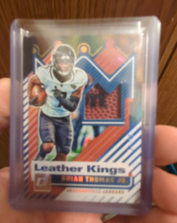 2025 Donruss Leather Kings #LK-BTJ Brian Thomas Jr. — front