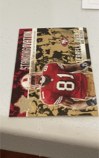 2002 Leaf Rookies & Stars Standing Ovation #SO-11 Terrell Owens — front
