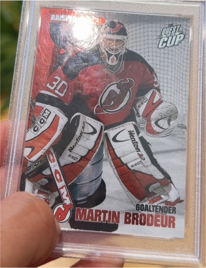 2002-03 Pacific Quest For the Cup #9 Martin Brodeur — front