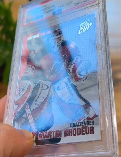 1997 Pacific Raising The Cup Martin Brodeur — front