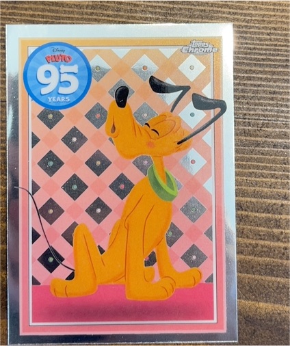 2025 Topps Chrome Disney Pluto 95 Years Insert #PL-5 — front