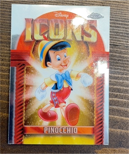 2025 Topps Chrome Disney Icons #DI-16 Pinocchio — front