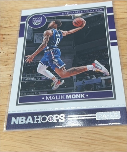 2024-25 Panini NBA Hoops #153 Malik Monk — front