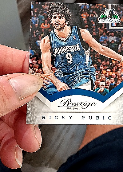 2013-14 Panini Prestige #86 Ricky Rubio — front