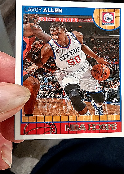 2013-14 Panini Hoops #8 Lavoy Allen — front