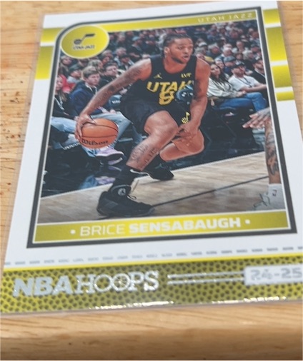 2024-25 Panini NBA Hoops #212 Brice Sensabaugh — front