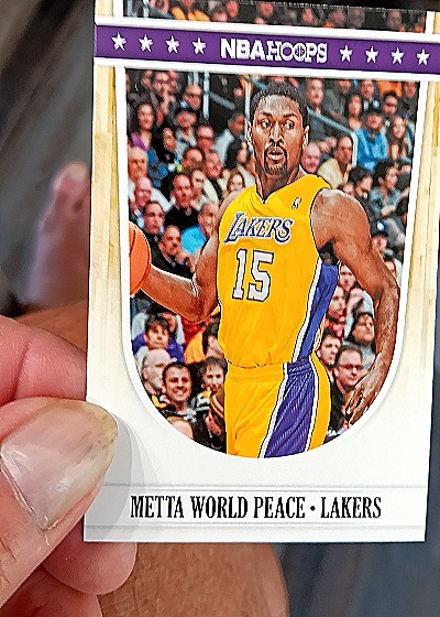 2011-12 Panini NBA Hoops #95 Metta World Peace — front