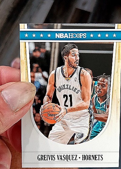 2011-12 Panini NBA Hoops #111 Greivis Vasquez — front