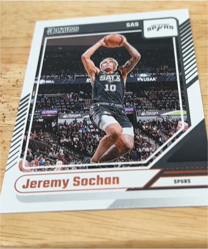 2024-25 Panini Donruss #180 Jeremy Sochan — front