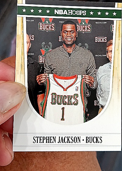 2011-12 Panini Hoops #127 Stephen Jackson — front
