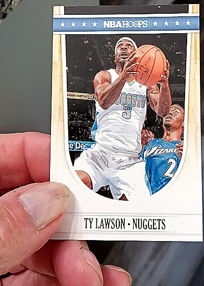 2011-12 Panini NBA Hoops #50 Ty Lawson — front