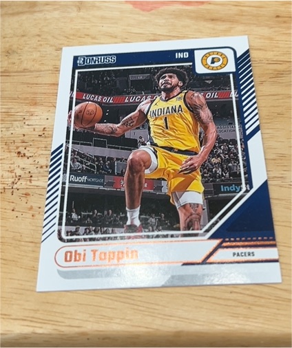 2024-25 Panini Donruss #168 Obi Toppin — front