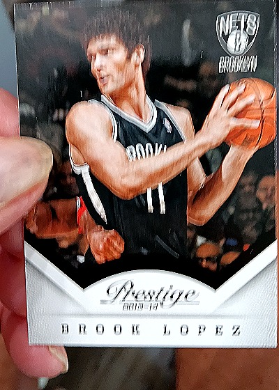 2013-14 Panini Prestige #131 Brook Lopez — front