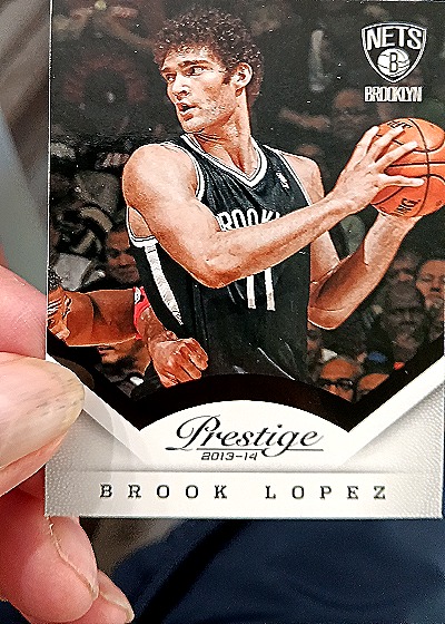 2013-14 Panini Prestige #45 Brook Lopez — front