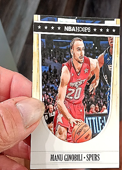 2011-12 Panini NBA Hoops #267 Manu Ginobili — front