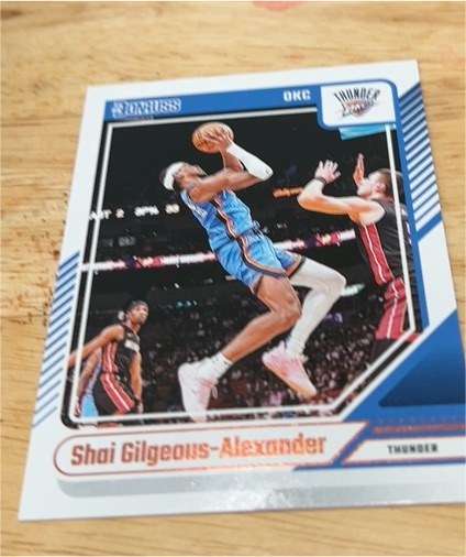 2024-25 Panini Donruss #123 Shai Gilgeous-Alexander — front