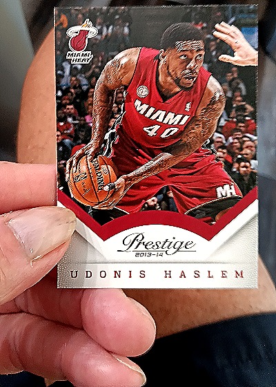 2013-14 Panini Prestige #87 Udonis Haslem — front