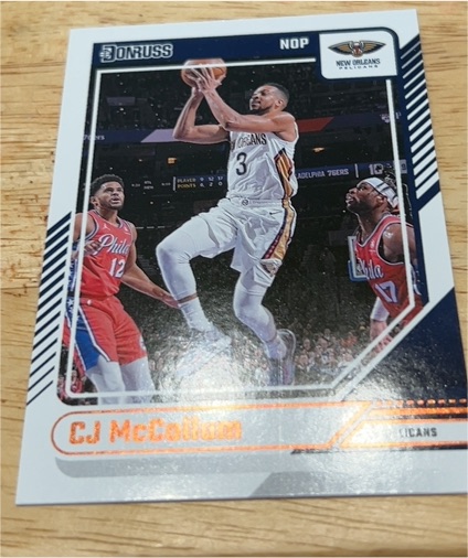 2024-25 Panini Donruss #102 CJ McCollum — front