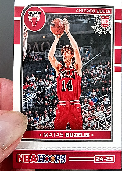 2024-25 Panini NBA Hoops Haunted Hoops #237 Matas Buzelis — front