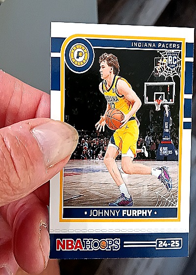 2024-25 Panini Haunted Hoops #265 Johnny Furphy — front
