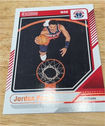 2024-25 Donruss #72 Jordan Poole Washington Wizards — front