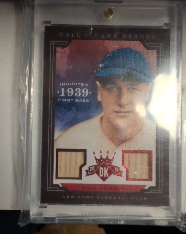 2015 Panini Diamond Kings Hall of Fame Heroes Lou Gehrig — front