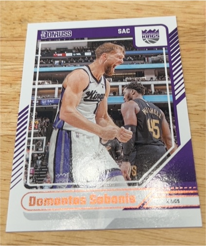 2024-25 Donruss #45 Domantas Sabonis — front