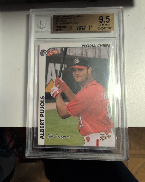 2000 Multi-Ad Midwest League Top Prospects #21 Albert Pujols — front